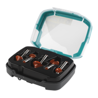 Wolfcraft Koffer | Met 5 frezen CT met profiel | 1 stuk - 8754000