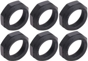 Bofix balhoofdbovenmoer zwart 6 stuks 1 1/8 295741