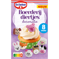 Dr. Oetker Boerderij Diertjes Decoratie 8 Stuks 13 g bij Jumbo