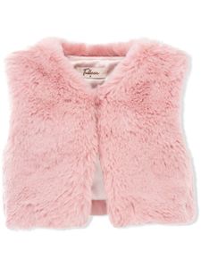 Tulleen gilet en fourrure artificielle - Rose