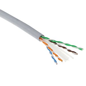 ACT CAT6 U/UTP massief twisted pair kabel, PVC, AWG 24, CPR: B2ca, 305 m