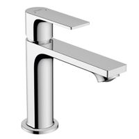 Hansgrohe Rebris E wastafelkraan 110 met synthetische afvoer chroom