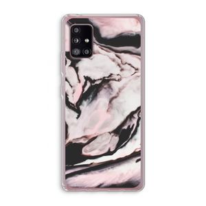 Roze stroom: Samsung Galaxy A51 5G Transparant Hoesje