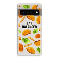 Eat Balanced: Google Pixel 6 Pro Transparant Hoesje