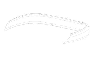 GIVI Achterranden, Onderdelen motokoffers, Zilver Z4701A900R