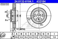 Ate Remschijf 24.0132-0184.1 - thumbnail