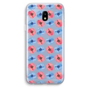 Klaproosjes: Samsung Galaxy J3 (2017) Transparant Hoesje