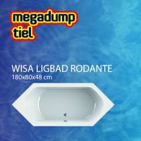 Wavedesign Ligbad Rodante - Rodante 180x80x48 cm - thumbnail