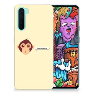 OnePlus Nord Telefoonhoesje met Naam Monkey