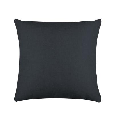 Stof Textile sierkussen Bea - antraciet - 50 x 50 cm - bank kussens - polyester
