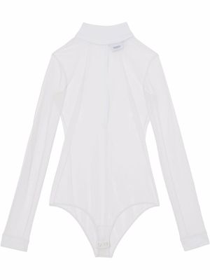 Burberry body à manches longues - Blanc