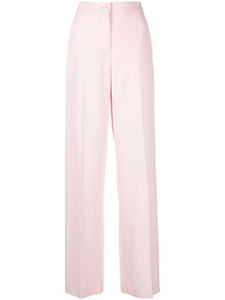 Boutique Moschino pantalon de tailleur à taille haute - Rose