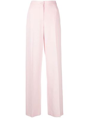 Boutique Moschino pantalon de tailleur à taille haute - Rose