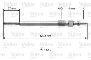 Valeo Gloeibougie 345183