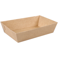 Depa Bak | Ersatzpapier | A13 | Golfpapieren snacklijn | 129x77x35mm | bruin | 385 stuks