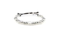 Qoss Kralen Armband Maaike Zilver