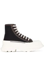 Alexander McQueen baskets Tread Slick à lacets - Noir - thumbnail