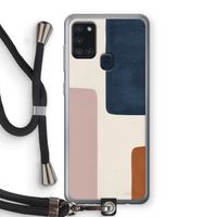 Geo #5: Samsung Galaxy A21s Transparant Hoesje met koord