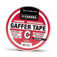 Caruba Gaffer Tape 50mtr x 5cm Zwart Caruba Gaffer Tape 50mtr x 5cm Zwart