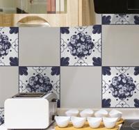 Tegelstickers keuken bloemen patroon