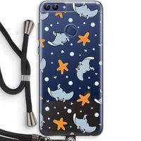 Manta: Huawei P Smart (2018) Transparant Hoesje met koord