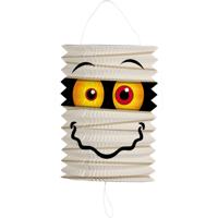 Ronde lampion - treklampion - 16 cm - mummie thema - Halloween - versieringen