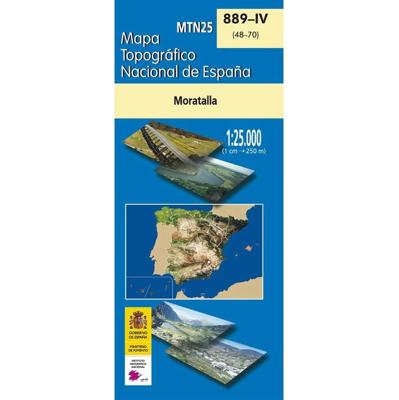 Topografische kaart 889-IV Moratalla | CNIG - Instituto Geográfico Nacional1