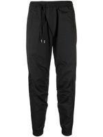 Maharishi pantalon de jogging à lien de resserrage décalé - Noir - thumbnail