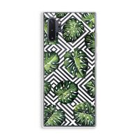 Geometrische jungle: Samsung Galaxy Note 10 Plus Transparant Hoesje