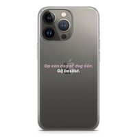 gij beslist: iPhone 13 Pro Transparant Hoesje