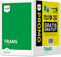 TEC7 Trans Clear Promo Box (10+2 + Gratis Tec7 Gun)