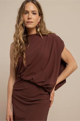 Lynn dress - chestnut - 13838