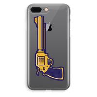 Pew Pew Pew: iPhone 8 Plus Transparant Hoesje
