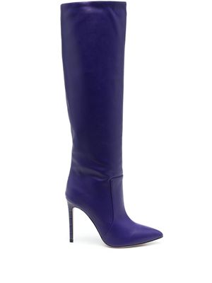 Paris Texas bottes 100 mm en cuir - Violet