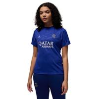 Nike Paris Saint-Germain x Jordan Pre-Match Trainingsshirt 2024-2025 Dames Blauw Wit