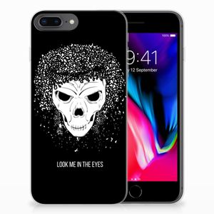 Silicone Back Case Apple iPhone 7 Plus | 8 Plus Skull Hair