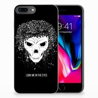 Silicone Back Case Apple iPhone 7 Plus | 8 Plus Skull Hair