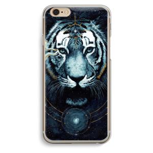 Darkness Tiger: iPhone 6 / 6S Transparant Hoesje