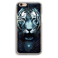 Darkness Tiger: iPhone 6 / 6S Transparant Hoesje - thumbnail