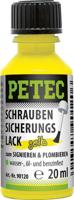 PETEC schroefbeveiligingslak safety varnish yellow 20m