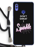 Sparkle quote: Honor Note 10 Transparant Hoesje met koord