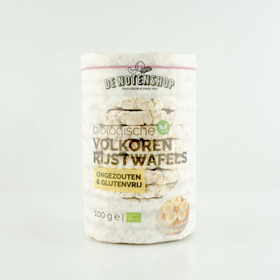 Volkoren rijstwafels ongezouten 100 gram