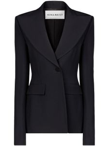 Nina Ricci blazer à patte de boutonnage simple - Noir