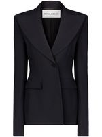 Nina Ricci blazer à patte de boutonnage simple - Noir