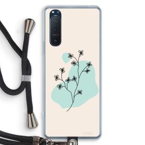 Love your petals: Sony Xperia 5 II Transparant Hoesje met koord