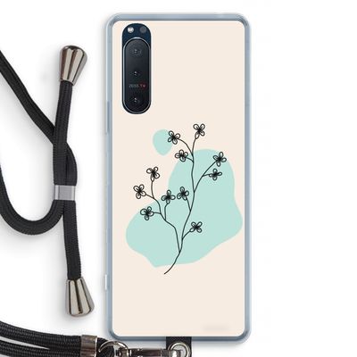 Love your petals: Sony Xperia 5 II Transparant Hoesje met koord