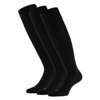 Apollo Merinowollen Sokken Kniehoogte 3-pack Zwart-39/42