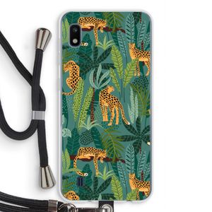 Luipaard 2: Samsung Galaxy A10 Transparant Hoesje met koord
