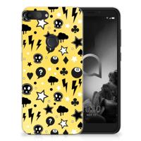 Silicone Back Case Alcatel 1S (2019) Punk Geel