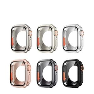 [11pakket] Horlogekast met schermbeschermer Compatibel met: Apple Watch Ultra 49mm / Series 8 7 41mm 45mm / Series 6 5 4 SE 40mm 44mm / Series 3 2 1 38mm 42mm / Ultra49 mm Rondom beschermend Lightinthebox